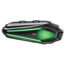 Fone de Ouvido para Capacete de Motocicleta S7 BT5.4 com Redução de Ruído, Resposta Automática, Reprodutor de Música, Pilotagem Segura,