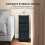 Levede Slim Bedside Table Storage Nightstand with 10