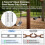 2Pack Chains Swing Chains 8 Quick Connection Buckles Swing Hardware Swing Hanging Chain for Swings Hammocks 4