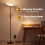 Emitto Modern Floor Lamp 2-in-1 Adjustable Reading Light Remote Control Timer 8