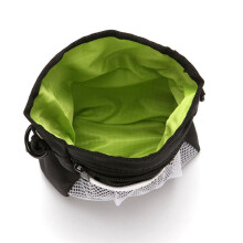 Pet Dog Training Treat Bag - Detachable Snack Reward Pouch with Interactive Features Red