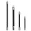 4-Piece Flexible Socket Extension Bar Set for 1/2" 1/4" 3/8" Drive - Drive Socket Set Versatile Tool 2