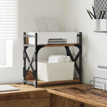 vidaXL Printer Stand Old Wood 40 x 20 x 40 cm Engineered Wood