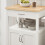 SoBuy Kitchen Trolley Cart with Wood Worktop 5