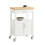 SoBuy Kitchen Trolley Cart with Wood Worktop 14