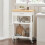 SoBuy Kitchen Trolley Cart with Wood Worktop 12