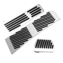 3pcs for X3 X4 F25 F26 2011 - 2018 LHD Car Accelerator Brake Pedals Rest Foot Pedals Mat Accessories