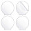 4pcs Clear Acrylic Round Panel Thick (4mm) Plastic Acrylic Board For Led Light ,,diy Display Projec 1
