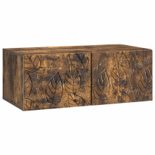 vidaXL Wall-Mounted TV Cabinet 78.5 x 41 x 30 cm Smoked Oak