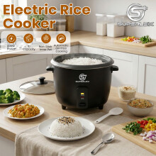 SUPERLEX Electric Rice Cooker - Non-Stick Removable Bowl & Keep Warm Function 1L