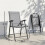 Outsunny 2-Pack Folding Garden Chairs, Light Grey 3