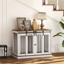 Dog Crate Furniture for Large Dogs, Double Dog Cage for Small Dogs