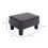 (Brown, PU Leather) PU Leather Footstool Ottoman Cube – Brown 3