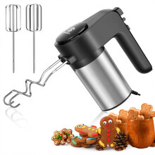 SUPERLEX Electric Hand Mixer Food Mixer For Baking 5 Speed Storage Stand 300W