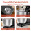 SUPERLEX 800W Stand Mixer Efficient Mixing Safety Switch Stainless Attachments 3