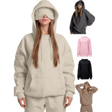 (Black, XL    1pcs) Independent Solid Color Hoodie Oversized Fall Winter Streetwear Men Women Pullover