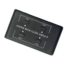 Conmutador KVM 4X1 4K Compatible con , Divisor, Concentrador USB, Adaptador de Transferencia, Cargador de Teléfono, Base de Expansión Múltiple