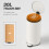 Kitchen Bin, 30 Litre Pedal Rubbish Bin with Removable Bucket, Cream 4