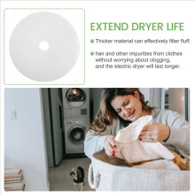 60 Pieces Clothes Dryer Exhaust Filter,Universal Portable Dryer Lint Filter Replacement for Panda/Magic Chef/Sonya/Avant