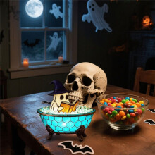 Lampa do Kąpieli z Motywem Ducha na Halloween, Lampki Nocne z Motywem Ducha do Wanny, Urocza Lampa LED do Wystroju Łazienki, Upiorna Lampka Nocna do