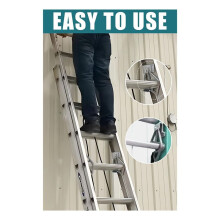 Extension Ladder Locks for Werner 28-11, 2 Pack Aluminum Rung Lock Kit, Extension Ladder Accessories Fit for 24ft,28ft