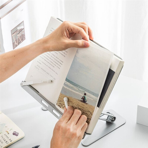 Multifunction Reading Stand,Extendable and Adjustable,Suitable for Reading,Mobile Phones,Laptops,Office Study Tools