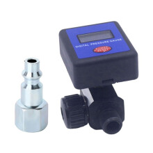 Digital 1/4In 145PSI Air Pressure Regulator Gauge Control Valve Digital Pressure Regulating Valve for Sprays PaintTool,C