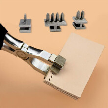 Stitching Hole Punch, Silent Rhombus Leather Hand Pliers , Wooden Needle Case, Waxed Thread for Belts, Straps, Shoes