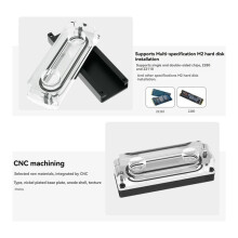Water Cooling Block for 2280/22110 PCI-E SSD, M.2, NVMe Heatsink - Enhanced Double-Sided Heat Dissipation A