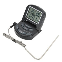 Digitale, Zeer Nauwkeurige Kooktimer met Sonde voor Thuisgebruik, Digitale Vleesthermometer, Keukenthermometer