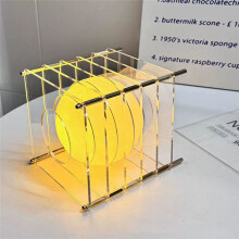 LED Lighting Multi-Layer Acrylic Lamp DIY Artistic Moonlight Glow for Bedrooms Living Room Offices USB Charging Lamp A