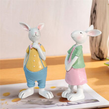 Easter Cute Animal Decoration Rural Home Animal Resin Animal Figurine Decoration Desktop Ornaments