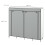 Fabric Wardrobe, 10 Compartments, Dark Grey 3