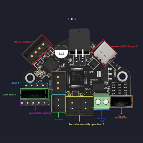 Extruder Breakout Board Support Canbus Without MAX31865 for U2C Ender3 3D Printer Mainboard Klipper Expansion EBB36 1