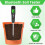 LCD Digital Soil Tester 0.00-10.00mS/cm Soil EC Meter Handheld EC/TEMP 2-in-1 Soil Detector ATC Temp Detection 2