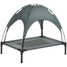 Waterproof Elevated Dog Bed with UV Canopy