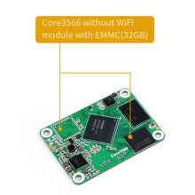 Core3566-Module, Rockchip RK3566 Quad-Core-Processor, voor Raspberry Pi CM4, 2 GB + 32 GB Emmc