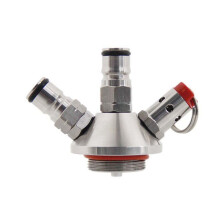 Kegball Lock Faucet System, 35/65 PsiPRV, Suitable for All Beer Kegs for Home Brewing.