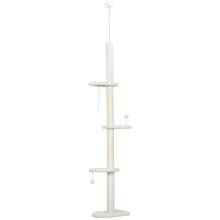 Adjustable Cat Climbing Tower 225-255cm, Beige