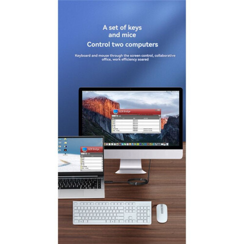 USB 2.0+Type-C PC to PC Data Transfer Cable Sync Files Share Keyboard&Mouse Net Direct File Transfer Bridge Copy Cable 2