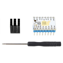 TMC2209 V4.0 Sterownik Silnika Krokowego Cicha Praca dla Drukarek 3D, 5,5-28 V 2,8 A z Radiatorem, Ulepszone Mikrokroki