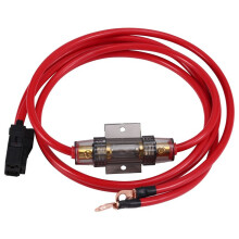 Verstärker-Netzkabel, Unabhängiges Netzkabel, Stecker 10 mm, 2 Kabel mit Einer 5-Ampere-Sicherung für ID6, L7/Bo/