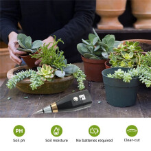 Soil PH Meter Moisture Meter Waterproof Soil Humidity Tester for Garden Potted Vegetable Greenhouse Planting Detector