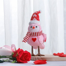 Valentine'S Day Bird Doll Cute Plush Desk Decorations, Suitable for Home Decoration, Gift A