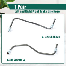 1 Pair 47316-35250 47314-35330 Left and Right Front Brake Hose for 4Runner 1996-2002