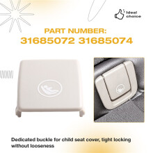 31685072 31685074 Car Rear Hook ISOFIX Cover Child Restraint for V90 XC40 XC60 S60 S90 XC90 Beige
