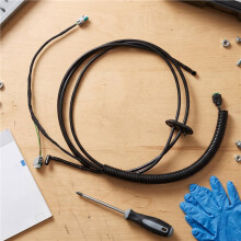 New 61608364200 Front Windshield Washer Hose Piping with Heating for 5 Series E39 1996-2003 520i/525i/530i/540i/M5