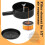 2 Pcs Air Compressor-Silencer with 6 Pcs Air Compressor Intake Filter Elements, Sound Muffler Accessories 3
