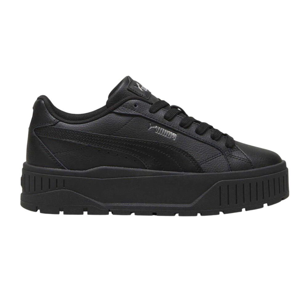 Puma (6 Uk, Black) Womens/Ladies Karmen Ii Leather Platform Trainers