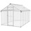 10 x 6ft Aluminium Frame Walk-In Greenhouse 1